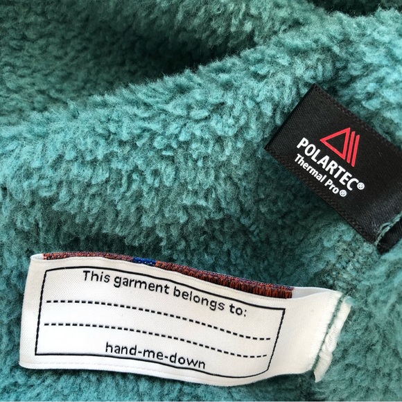 PATAGONIA Re-tool Snap-T Fleece Pullover Sweater in Regan Green – Girl's XL - Picture 6 of 15